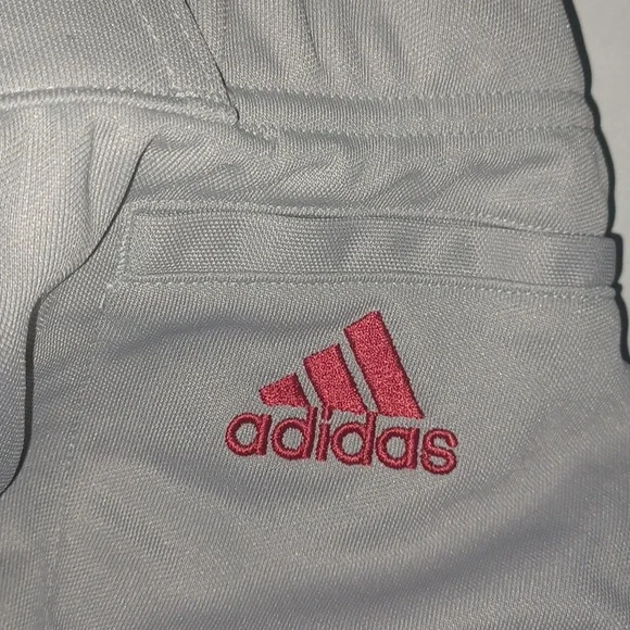 Adidas Baseball Pants  Full-Length Gray/Red Size-XL NWT - Picture 3 of 4
